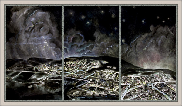 night triptych