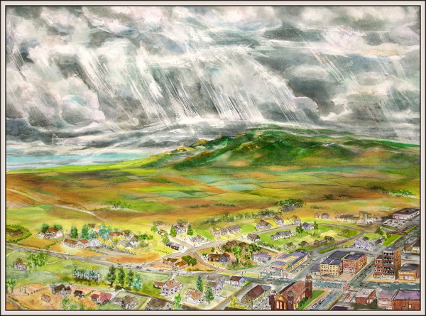 sudden summer storm