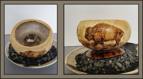 buffalo gourd an interior sculpture