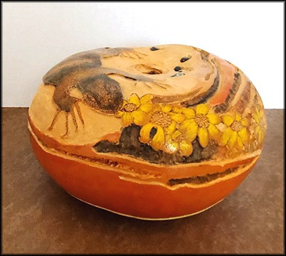 chuckawalla lizard gourd