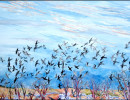 birds in flighti