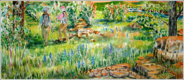 late afternoon on spring creek