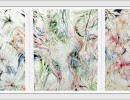 snowgeese abstraction triptych