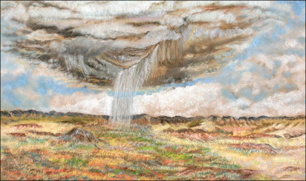 sudden storm along the front