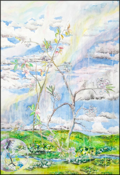 warm springs and apple blossom