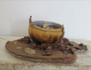 primitive hot tub