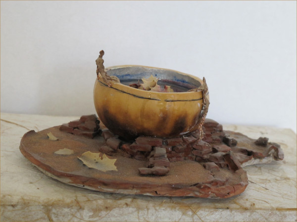 primitive hot tub