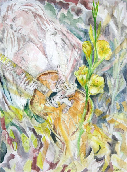 color of music gabriela and gladiolas