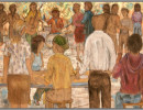 color of music center panel