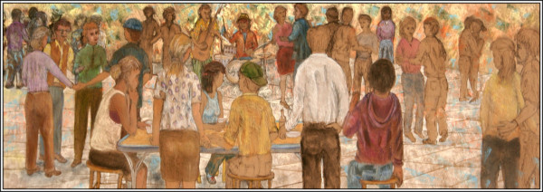 color of music center panel