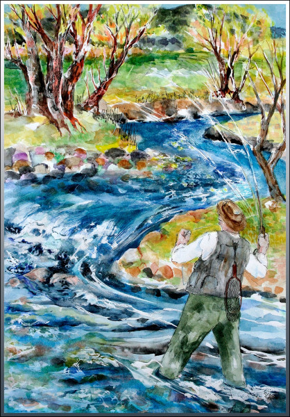 fishing spring creek