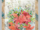 brick red lilies with border10